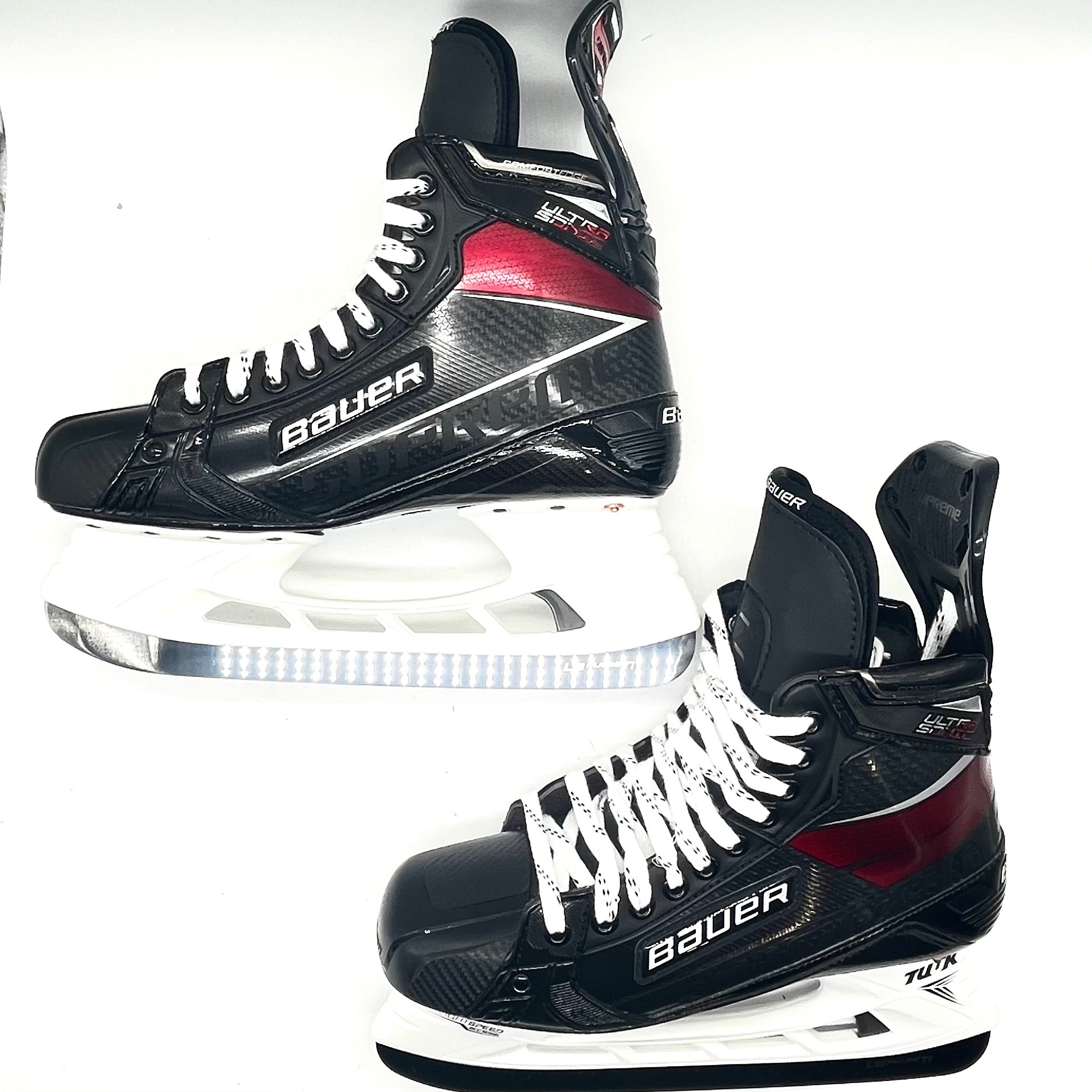 Bauer Supreme Ultrasonic - Patins de hockey Pro Stock neufs - Taille 10E
